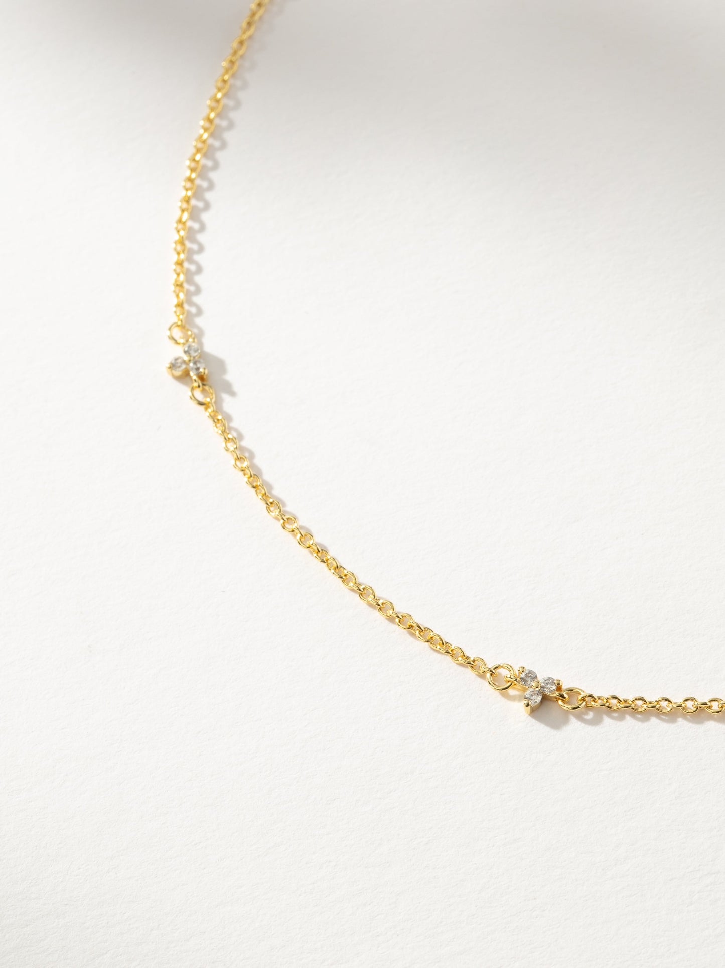 In Bloom Dainty Chain Necklace