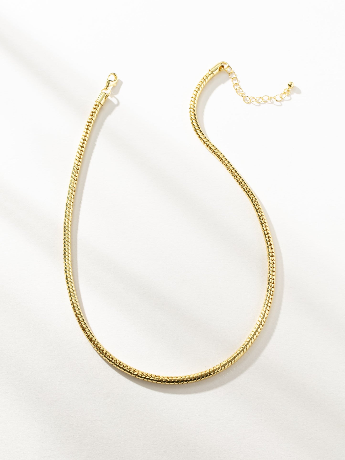 Collar de cadena de serpiente atrevido