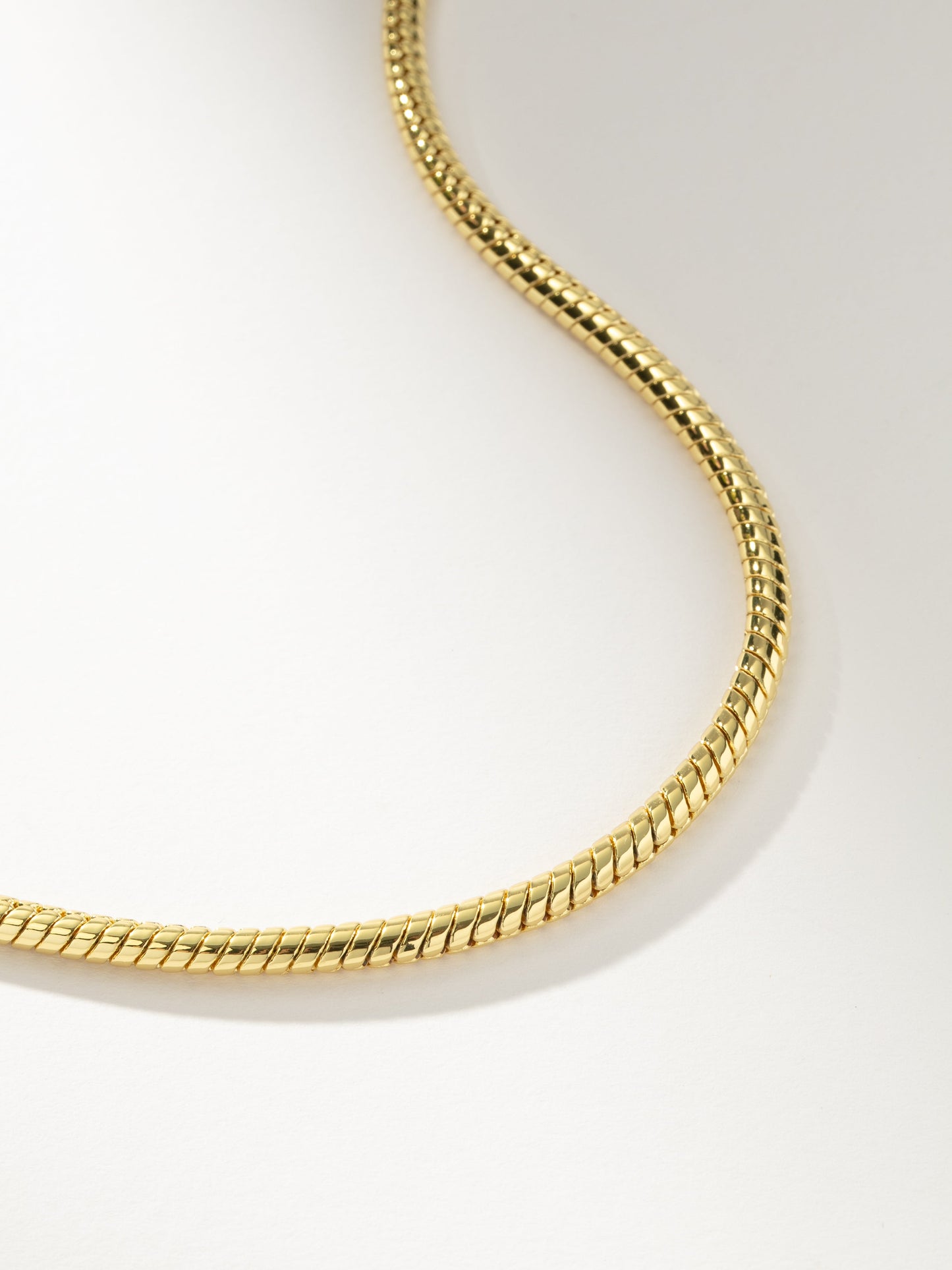 Collar de cadena de serpiente atrevido