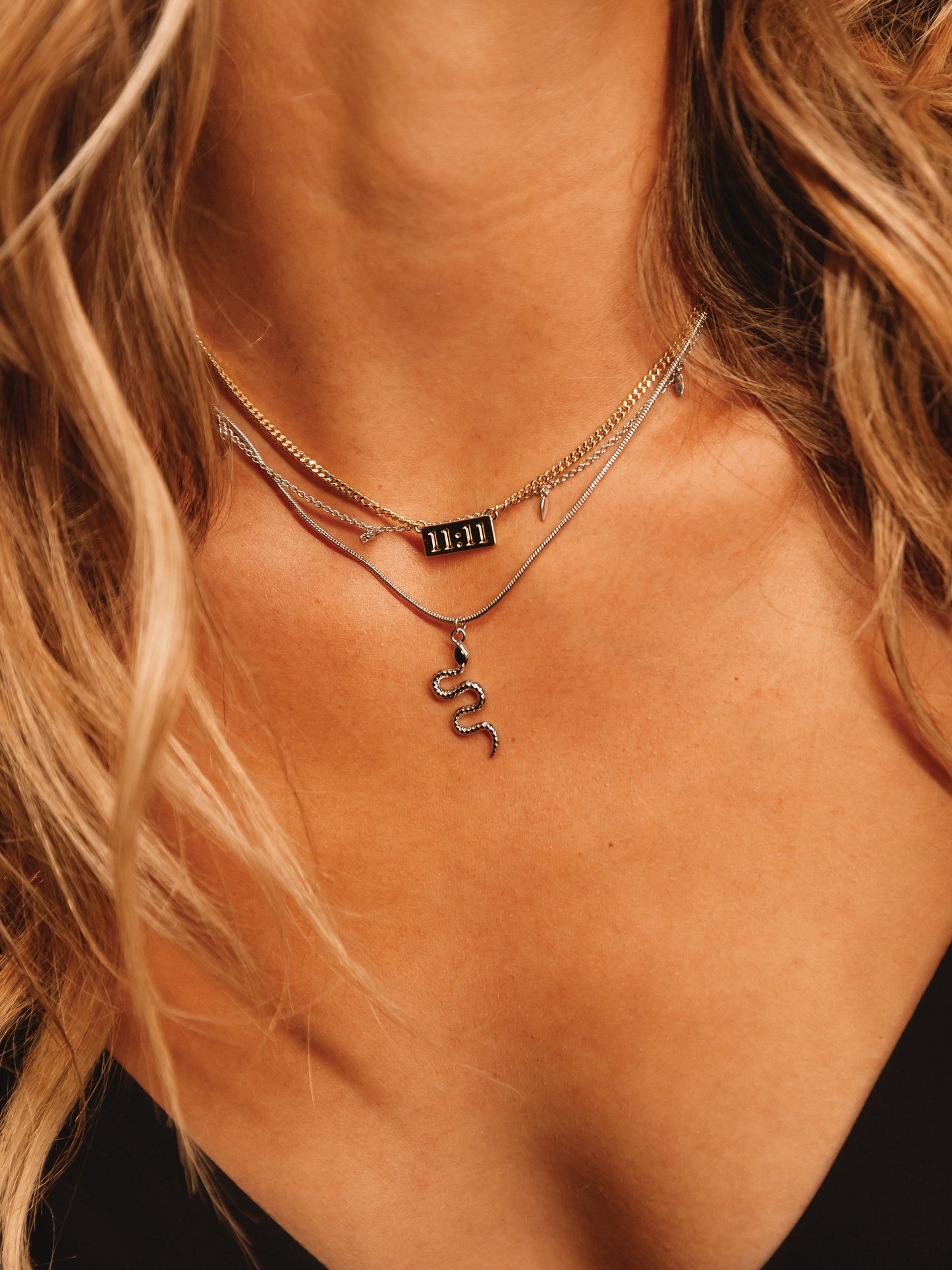 11:11 Pendant Necklace - Touch Bling
