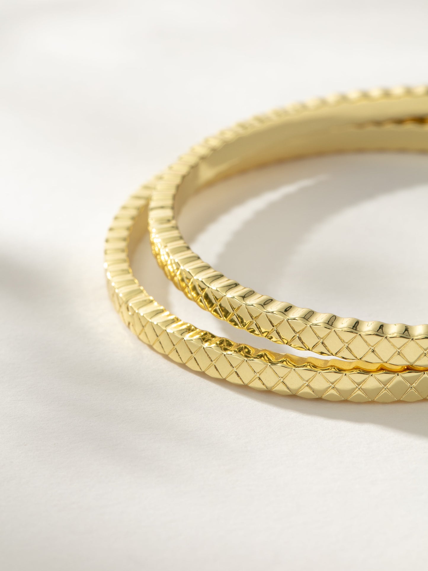 Quilted Bracelet (Set of 2)