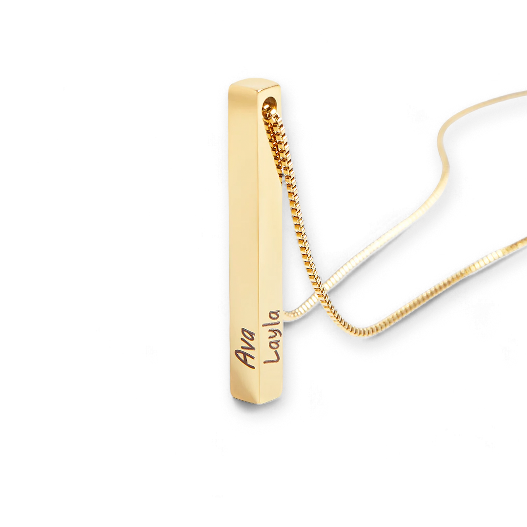 Muse Pillar Bar Necklace