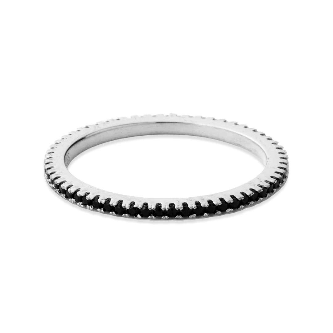 Black Diamond Eternity Ring