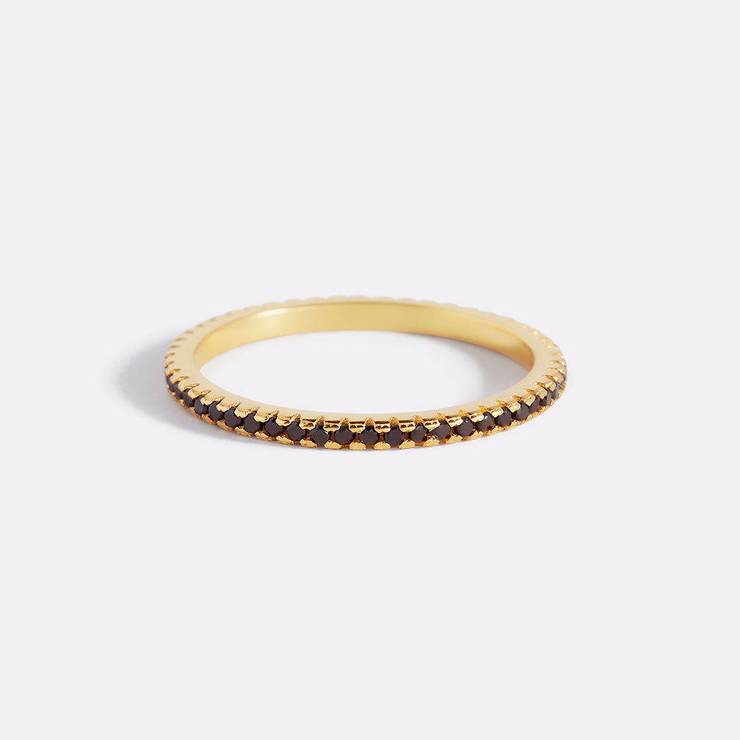 Black Diamond Eternity Ring
