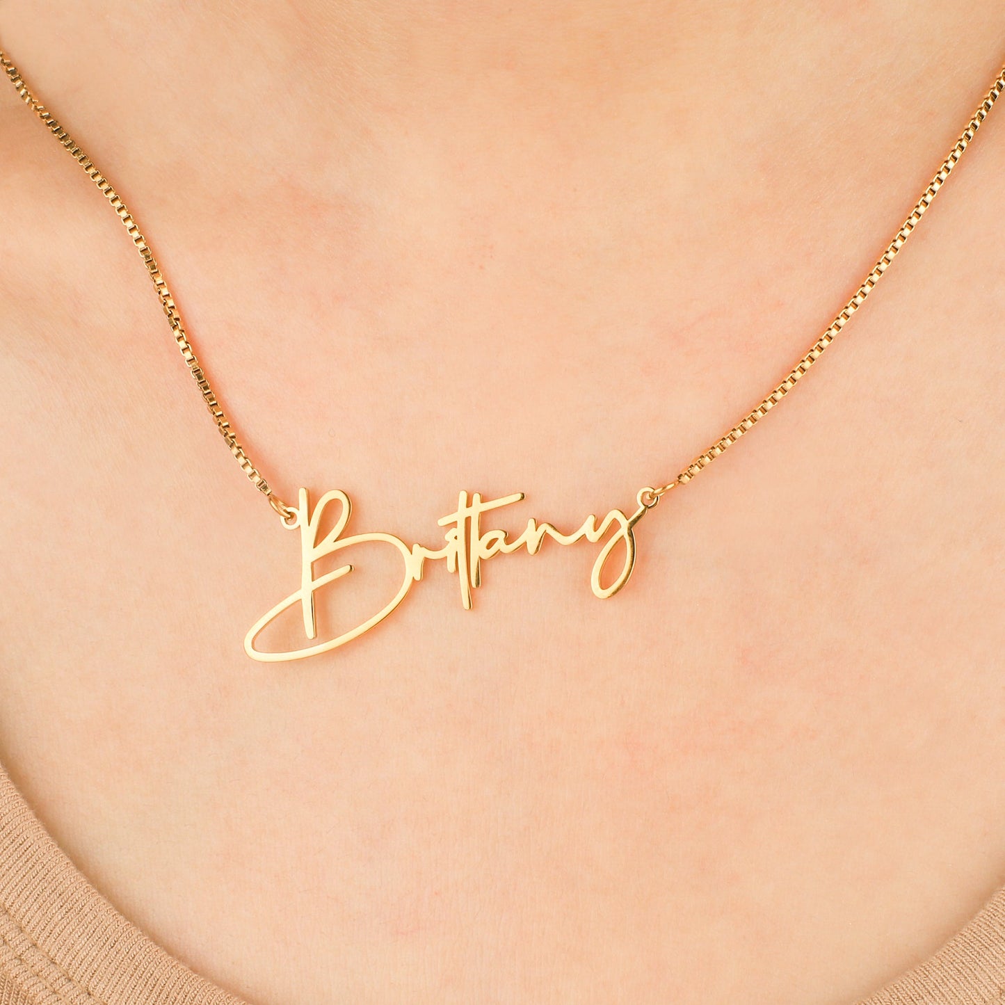 Modern Name Necklace