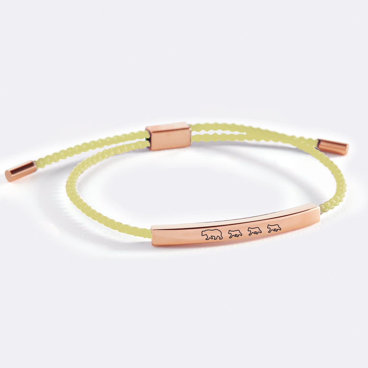 Mama Bear & Her Baby Bears Inspire Bracelet