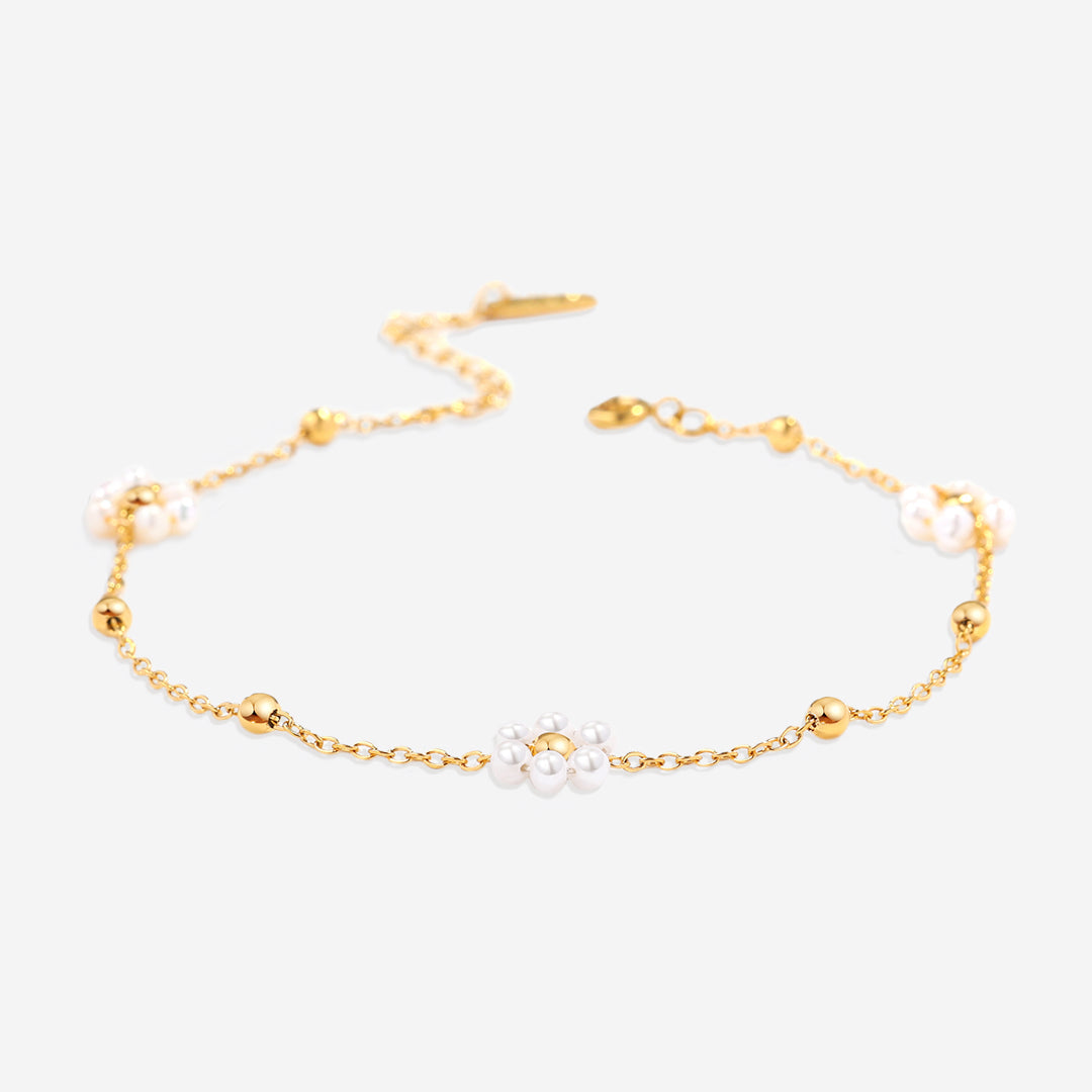 Marguerite Pearl Anklet
