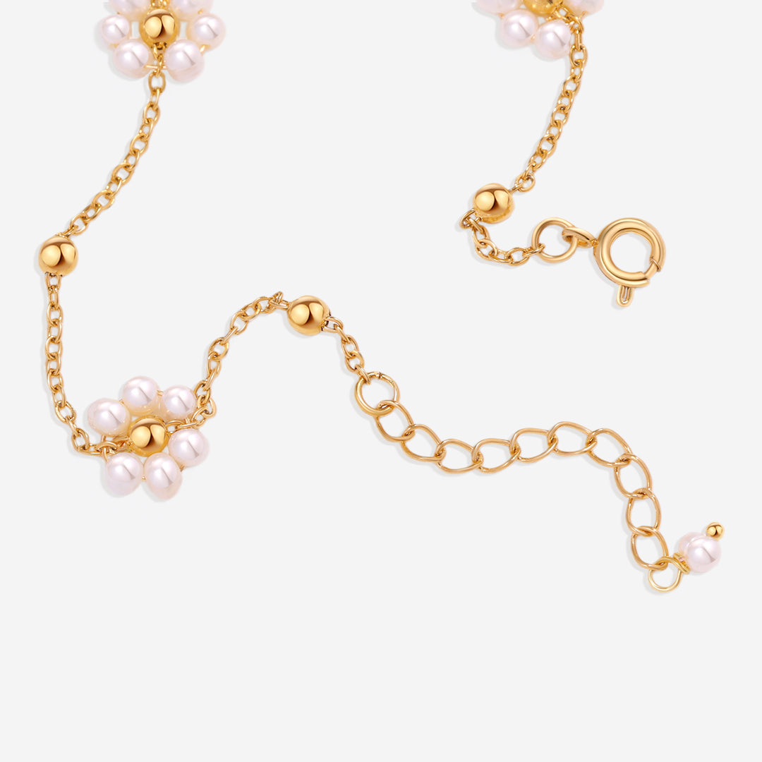 Marguerite Pearl Anklet