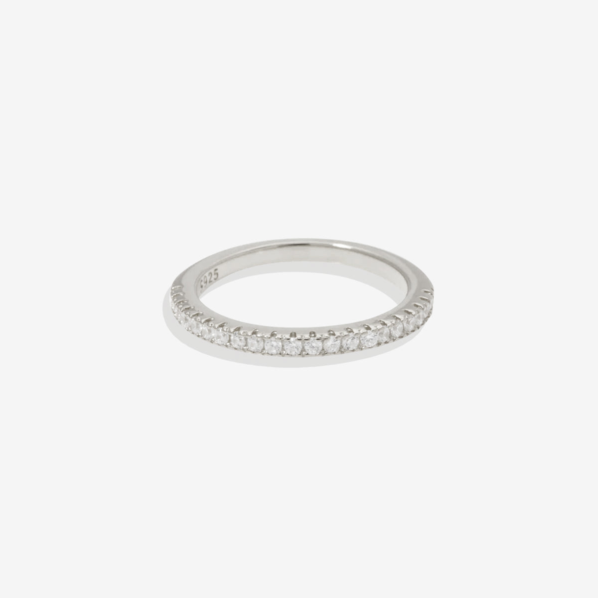 Micro Pavé Eternity Band