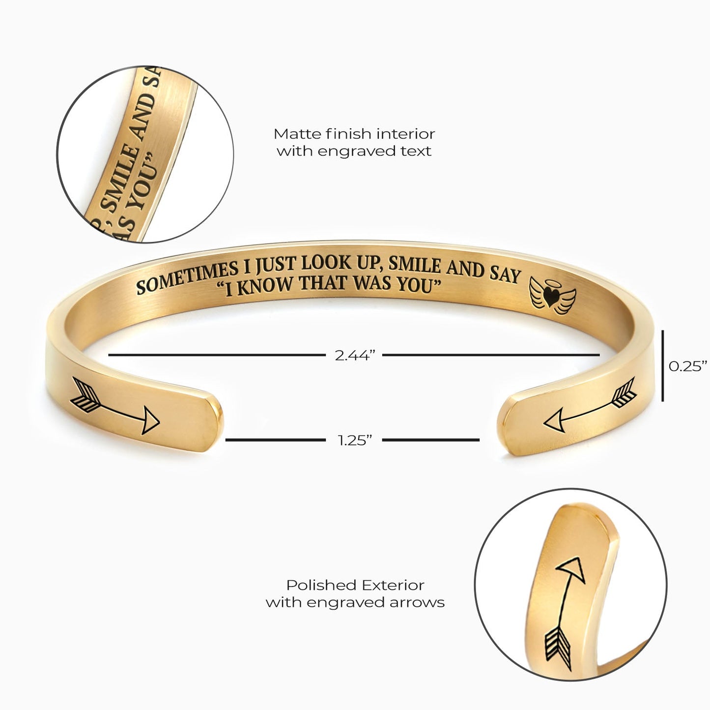 I Know That Was You Cuff Bracelet