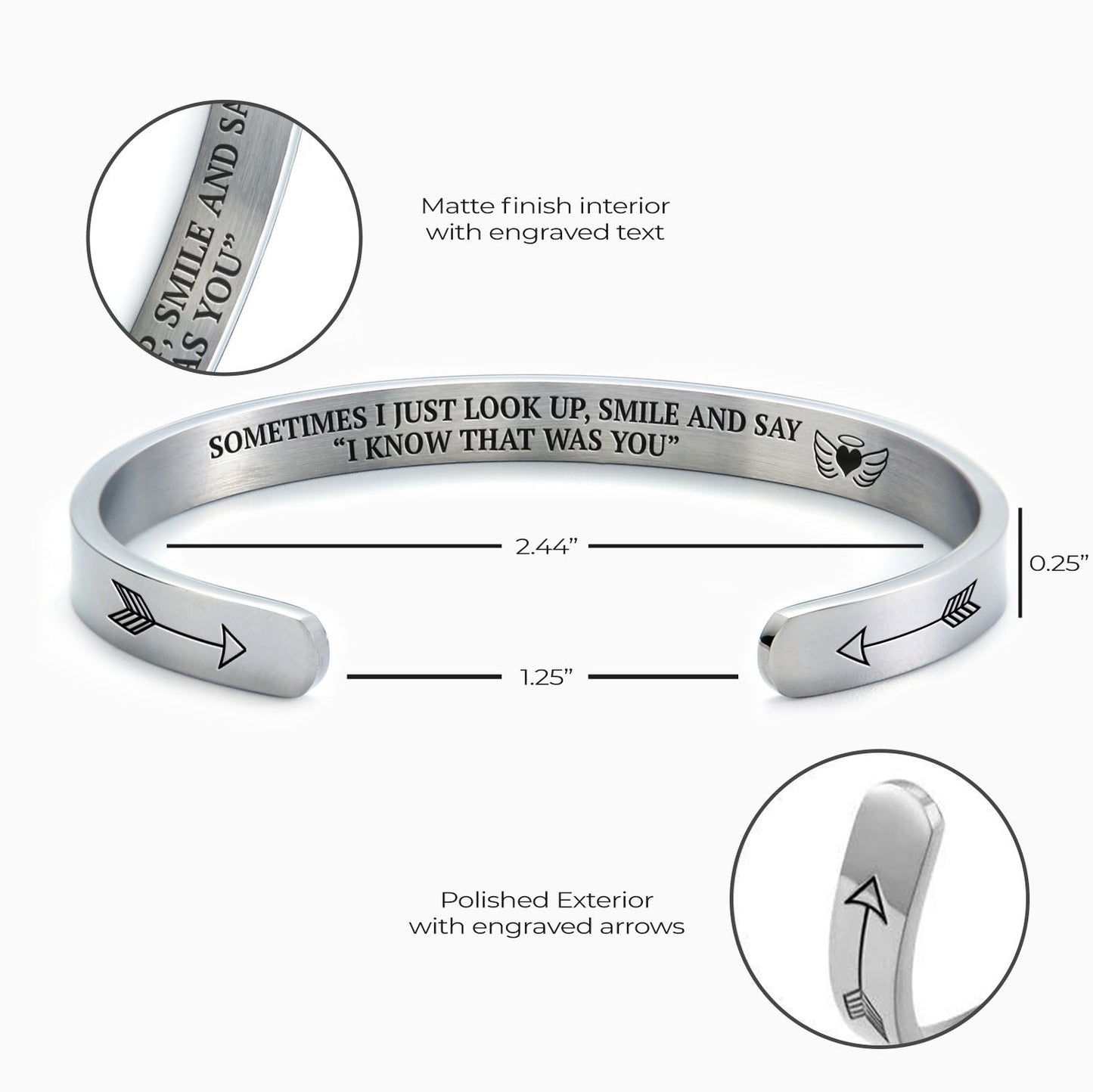 I Know That Was You Cuff Bracelet