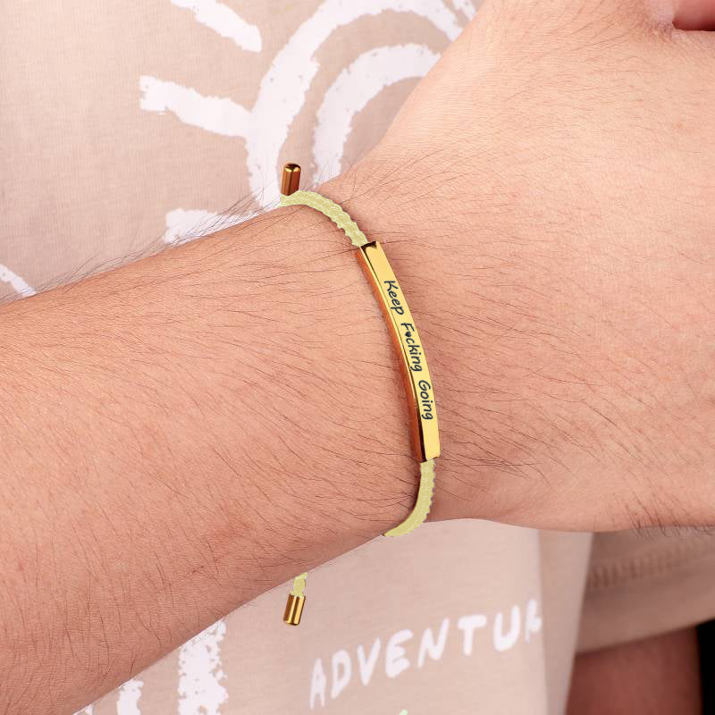 Keep F♥cking Going Inspire Bracelet