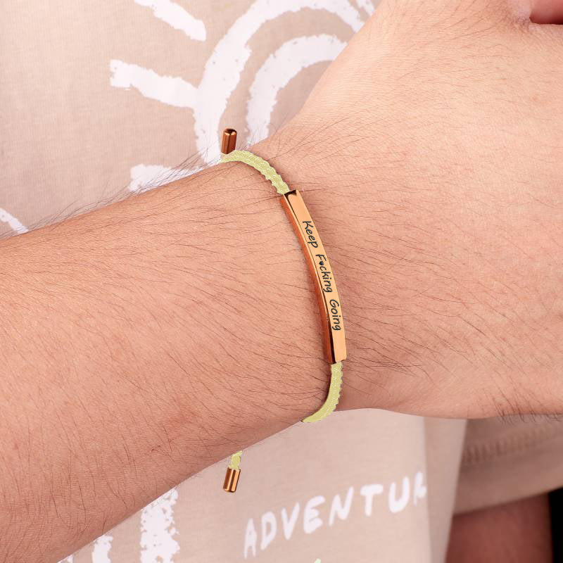 Keep F♥cking Going Inspire Bracelet