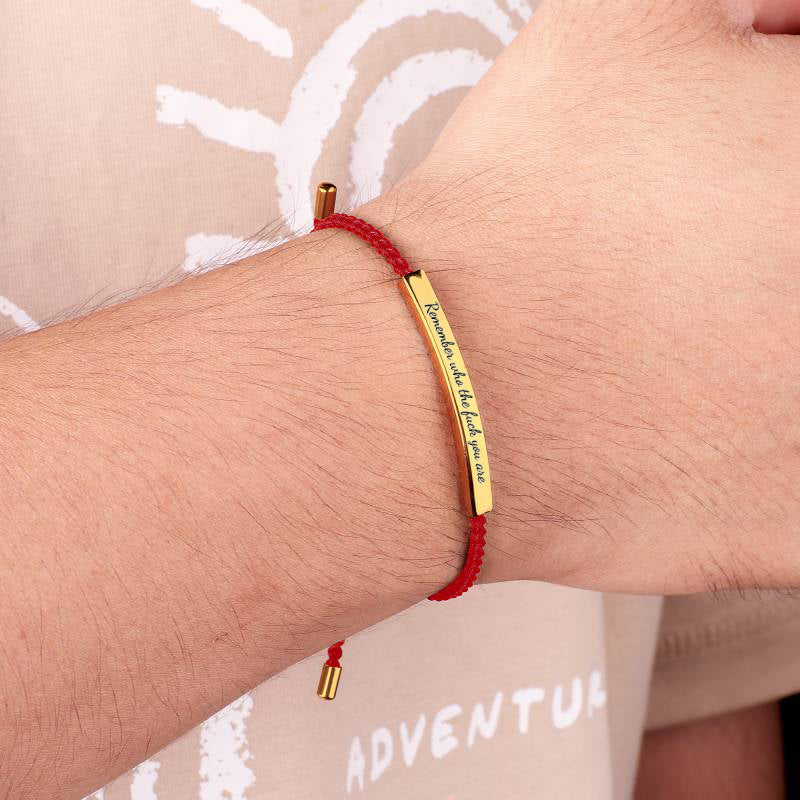 Remember Who the F♥ck You Are Inspire Bracelet