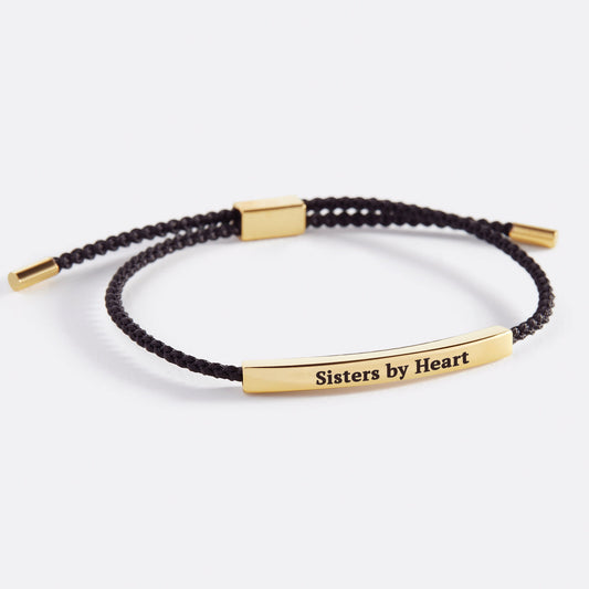 Not Sisters By Blood But Sisters By Heart Inspire Bracelet