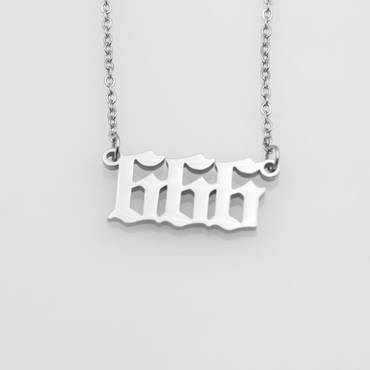 Stainless Steel Necklace Angel Number Necklace 111-999 for Women - Touch Bling
