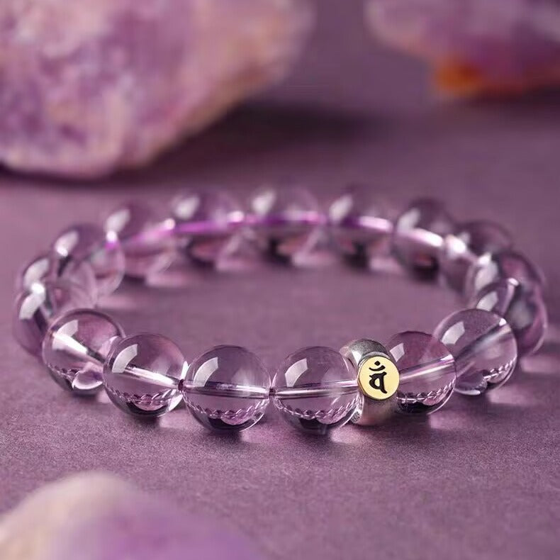 Natural Amethyst Bracelet Men's and Women's Bracelet - Touch Bling