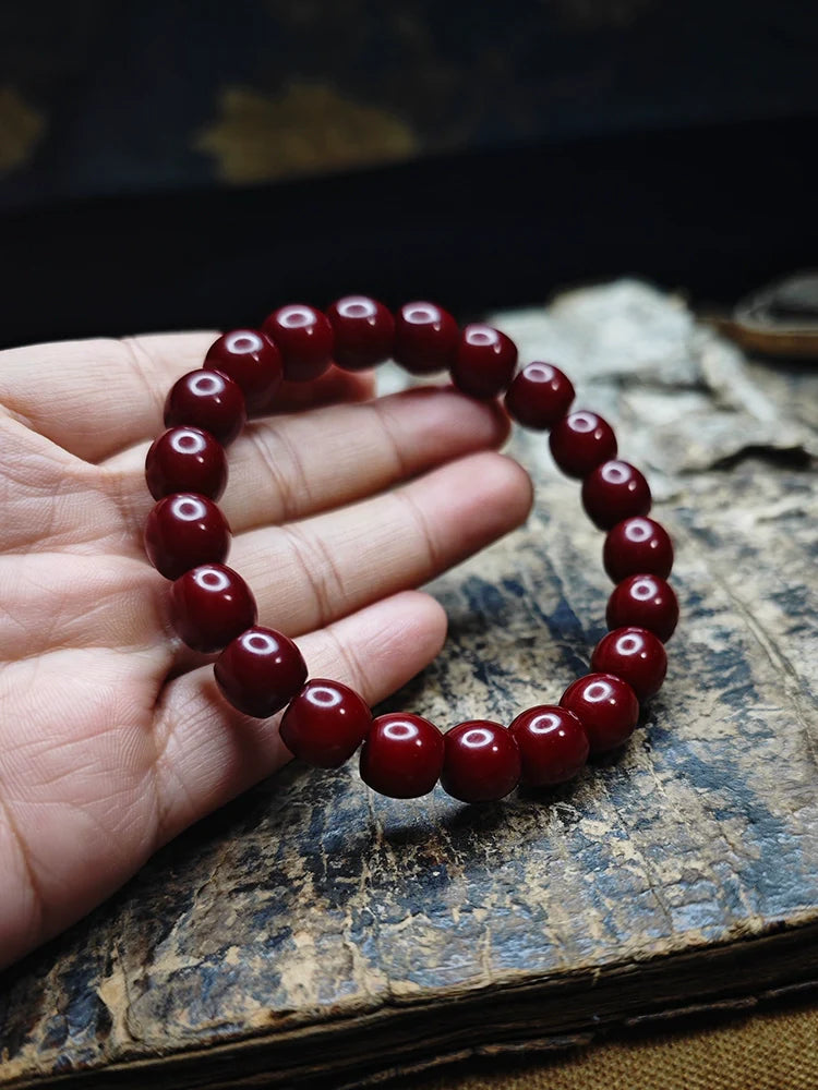 Red Bodhi Bracelet Beads for Meditation