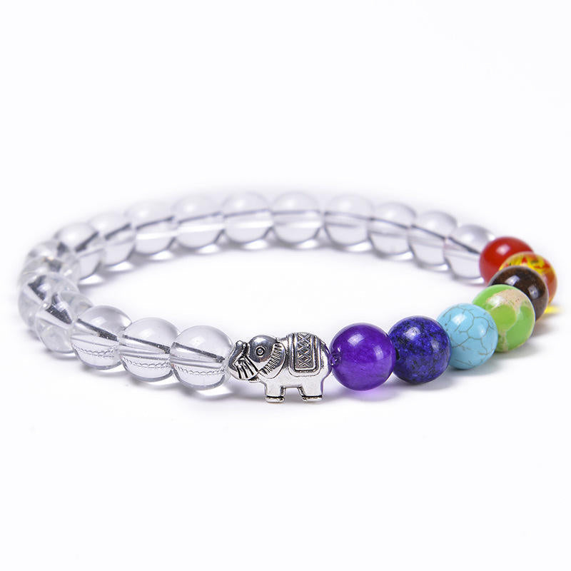 Chakra Energy Bracelet Tiger's Eye Stone Black Obsidian Healing Crystal Bracelet - Touch Bling
