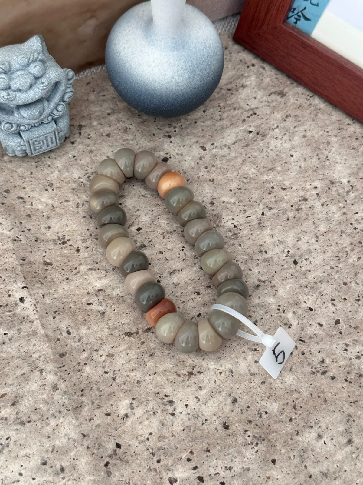 New Milky Coffee Garlic Bodhi Bracelet 14MM (Multiple Colors Available) - Touch Bling
