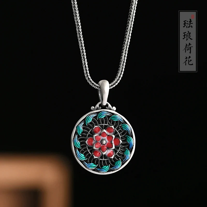 Pure Silver Safety Buckle Pendant