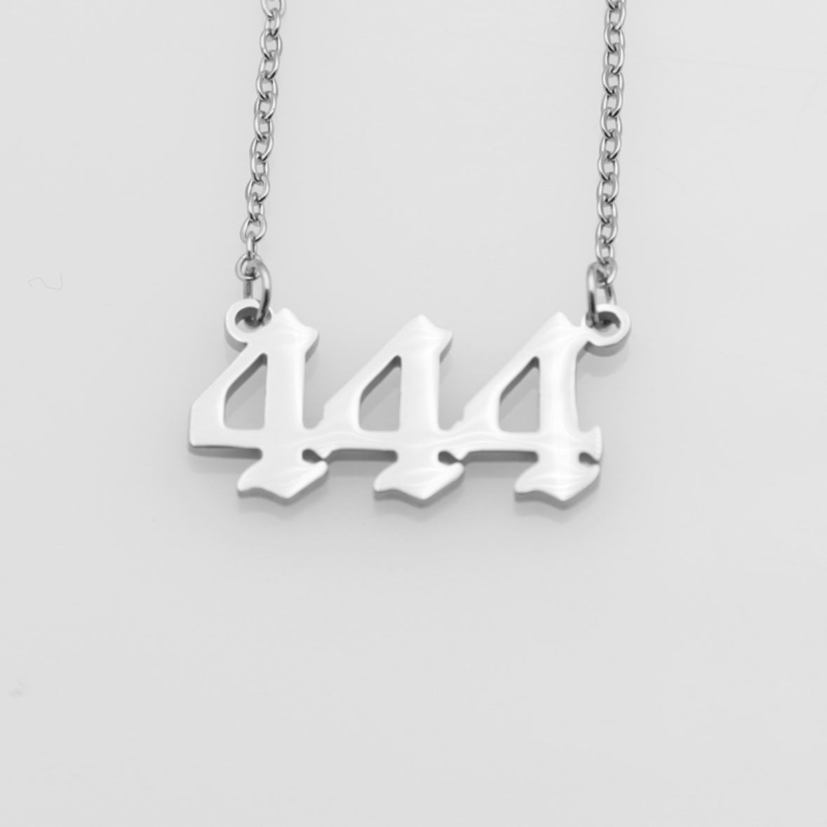 Stainless Steel Necklace Angel Number Necklace 111-999 for Women - Touch Bling
