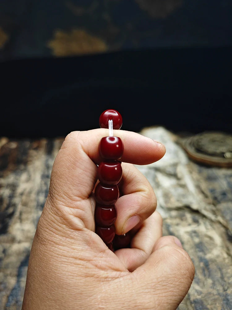 Red Bodhi Bracelet Beads for Meditation
