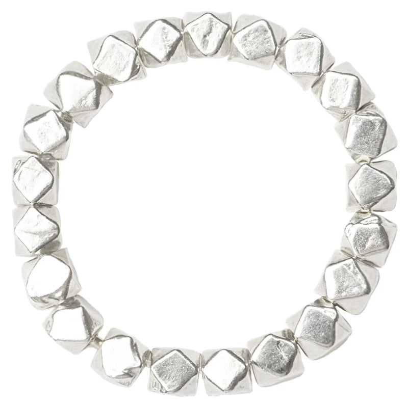 Ultra-fine 3mm Sterling Silver Bead Ring