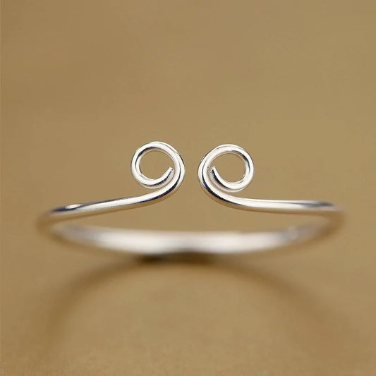 s925 Silver Monkey King Bracelet Handmade Tightening Spell Couple bracelet - Touch Bling