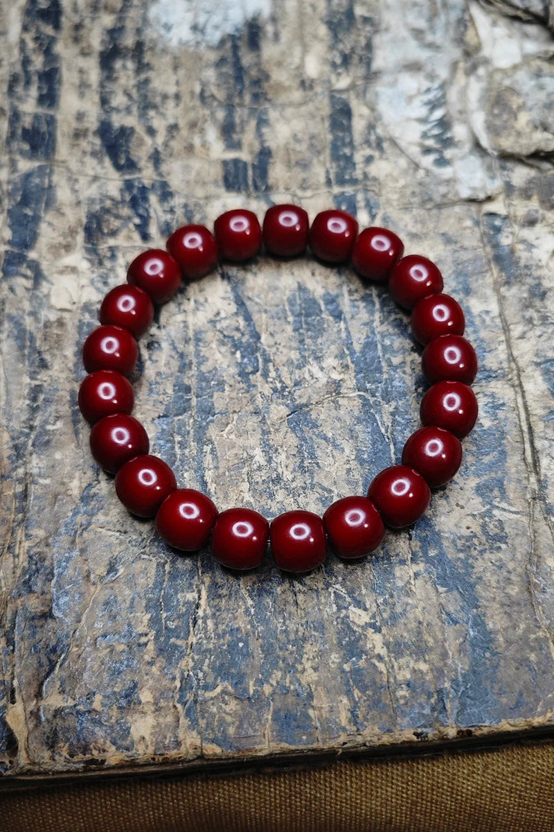 Red Bodhi Bracelet Beads for Meditation
