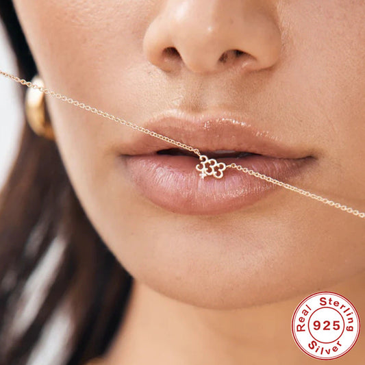 S925 Sterling Silver Angel Number 777 Necklace Zirconia Pendant Dainty Necklace - Touch Bling