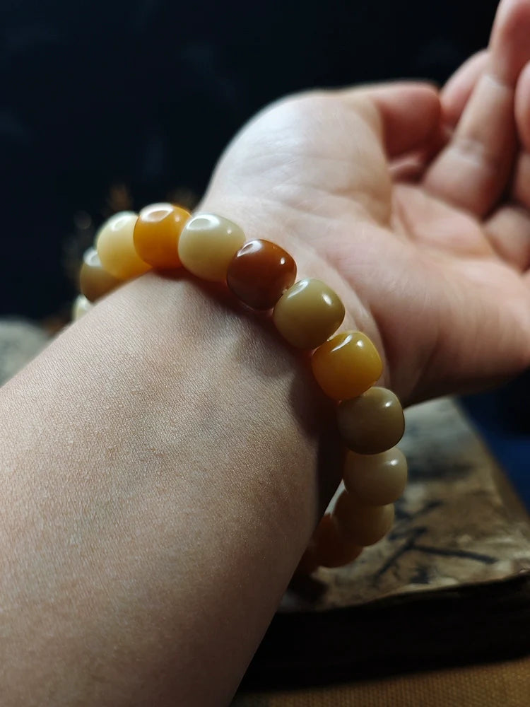 Bodhi Root Bracelet Beads for Focus and Calm