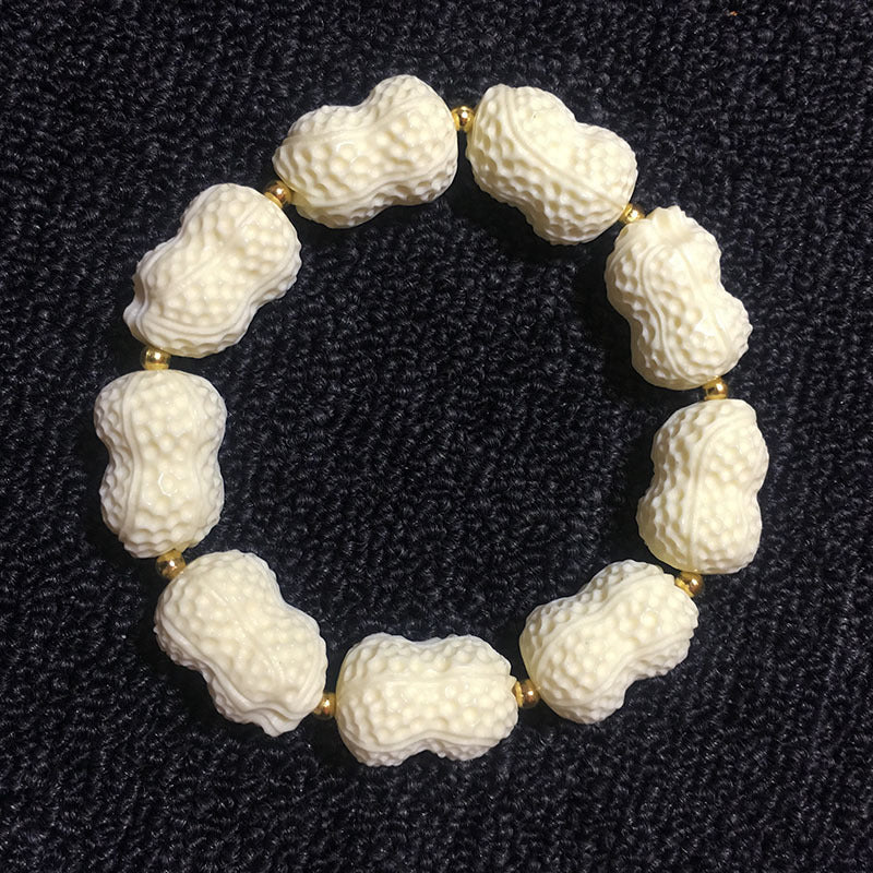 Ivory Nut Finely Carved Bracelets (Various Themes)