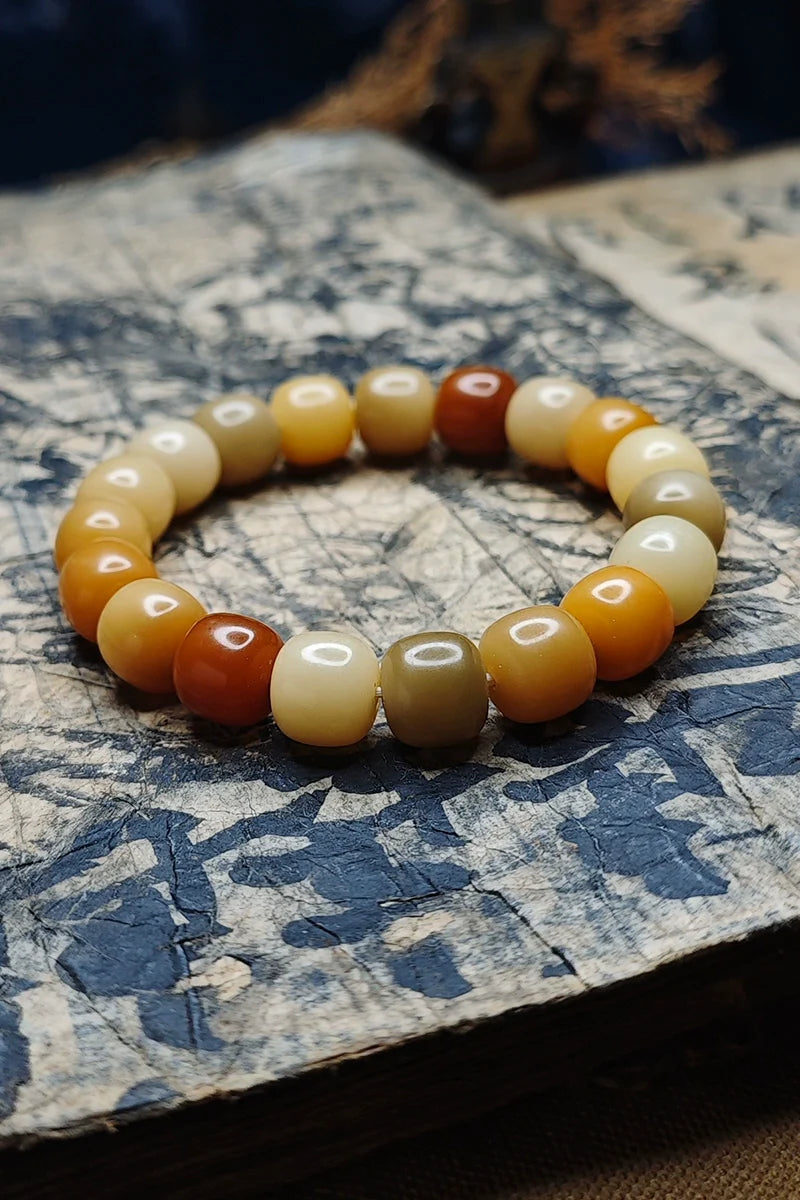 Bodhi Root Bracelet Beads for Focus and Calm