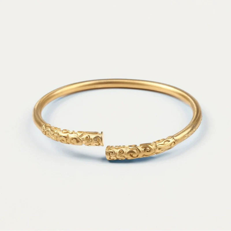 New Black Myth: Sun Wukong Golden Cudgel Couple Bracelet Fade-Resistant Titanium Steel Bracelet - Touch Bling