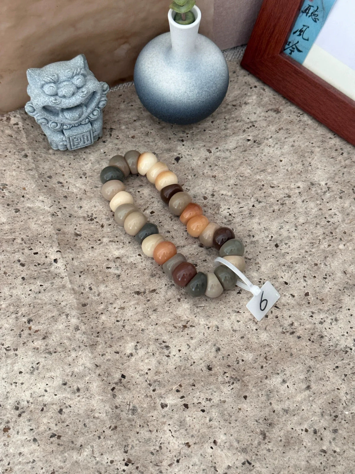 New Milky Coffee Garlic Bodhi Bracelet 14MM (Multiple Colors Available) - Touch Bling