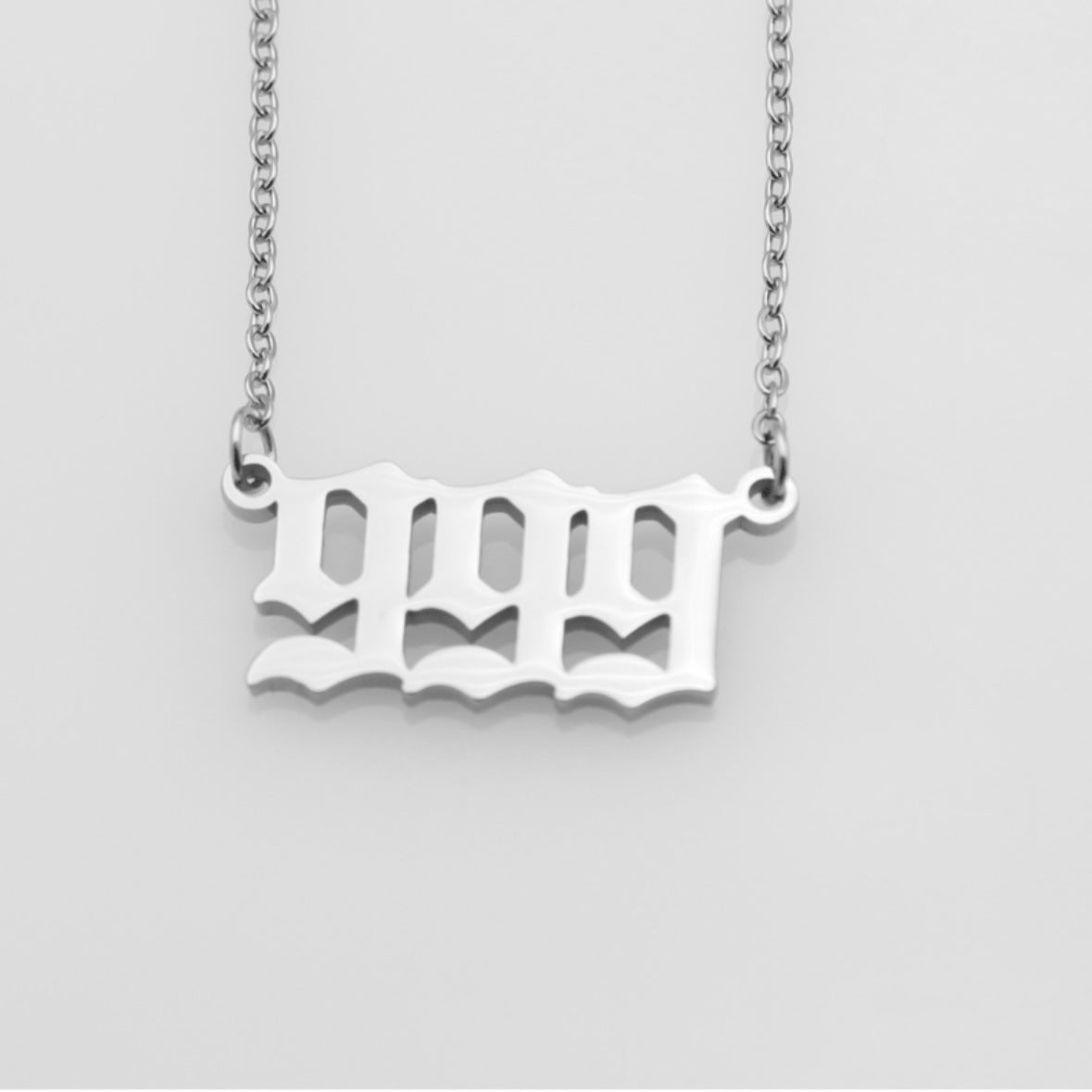 Stainless Steel Necklace Angel Number Necklace 111-999 for Women - Touch Bling
