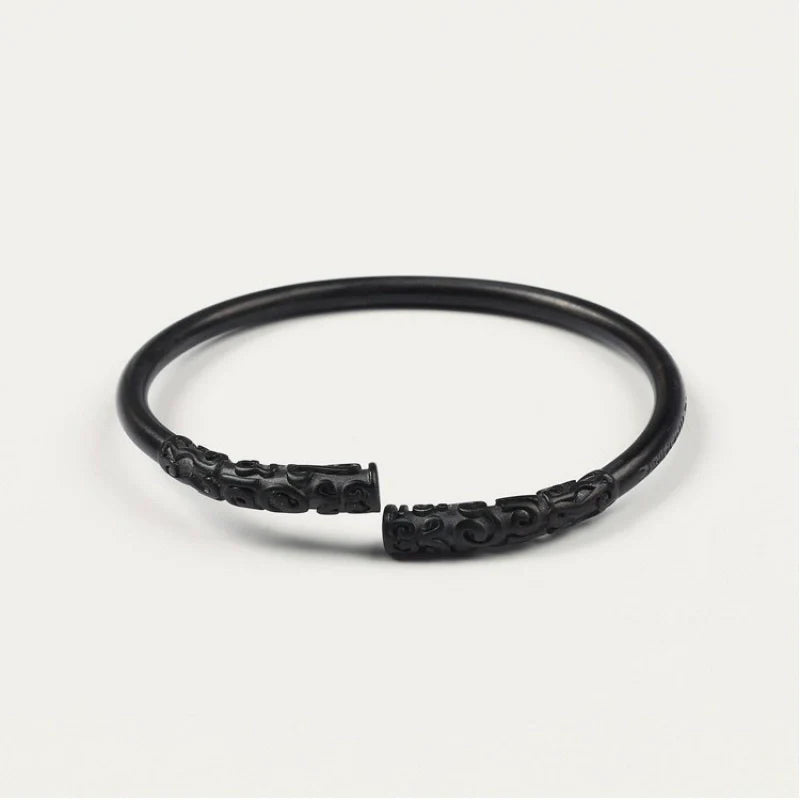 New Black Myth: Sun Wukong Golden Cudgel Couple Bracelet Fade-Resistant Titanium Steel Bracelet - Touch Bling