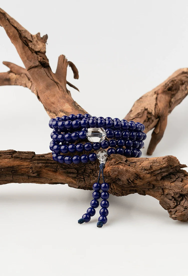 8mm Lapis Lazuli Bracelet 108 Bead Mala High Quality Prayer Beads