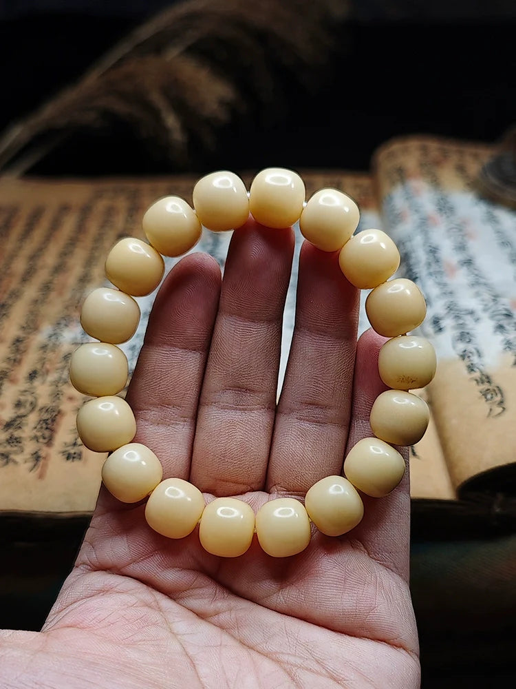 Natural Beaded Bracelet Bodhi Root Meditation Bracelet