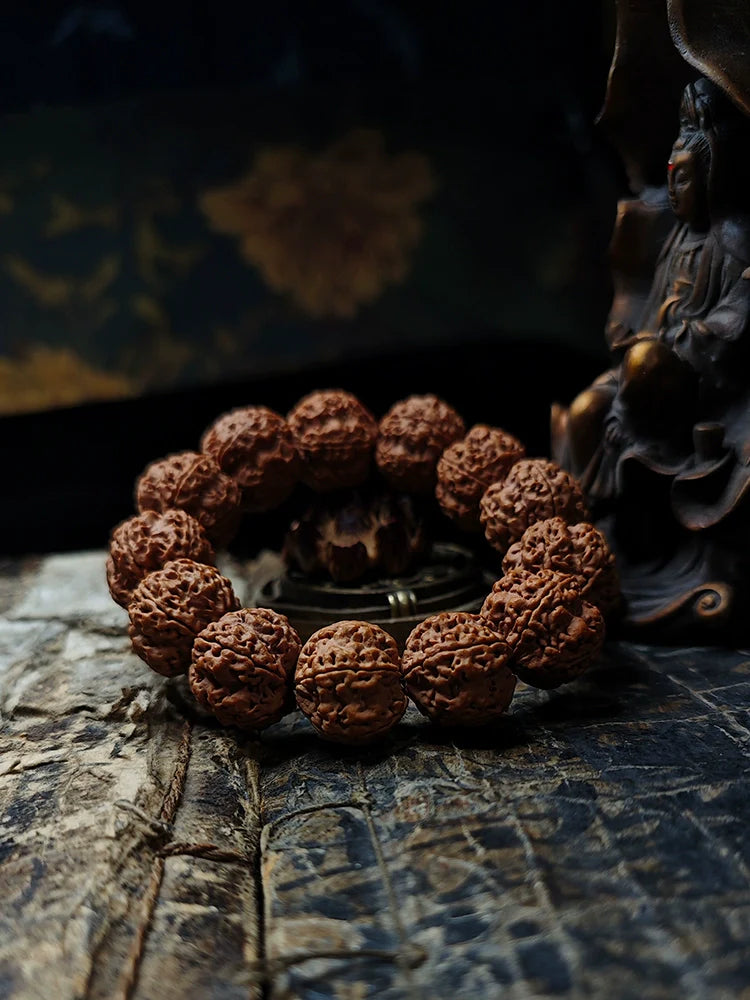 Nepal Dragon Claw Large King Kong Bodhi Bead Bracelet - Touch Bling
