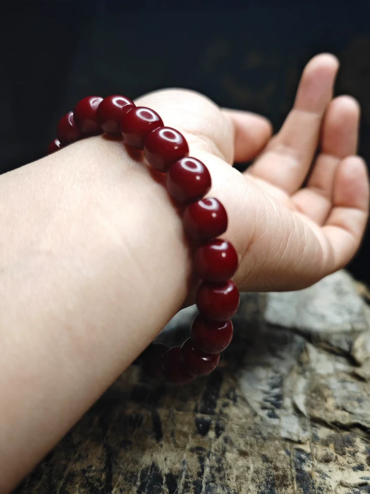 Red Bodhi Bracelet Beads for Meditation