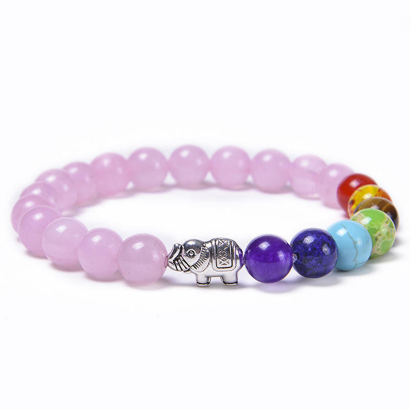 Chakra Energy Bracelet Tiger's Eye Stone Black Obsidian Healing Crystal Bracelet - Touch Bling