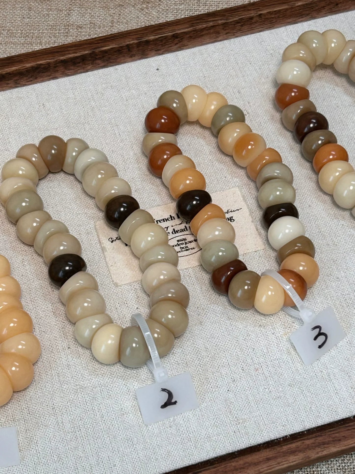 New Milky Coffee Garlic Bodhi Bracelet 14MM (Multiple Colors Available) - Touch Bling