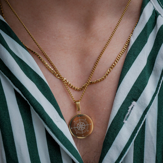 Compass + Minimal Bundle - Gold-toned