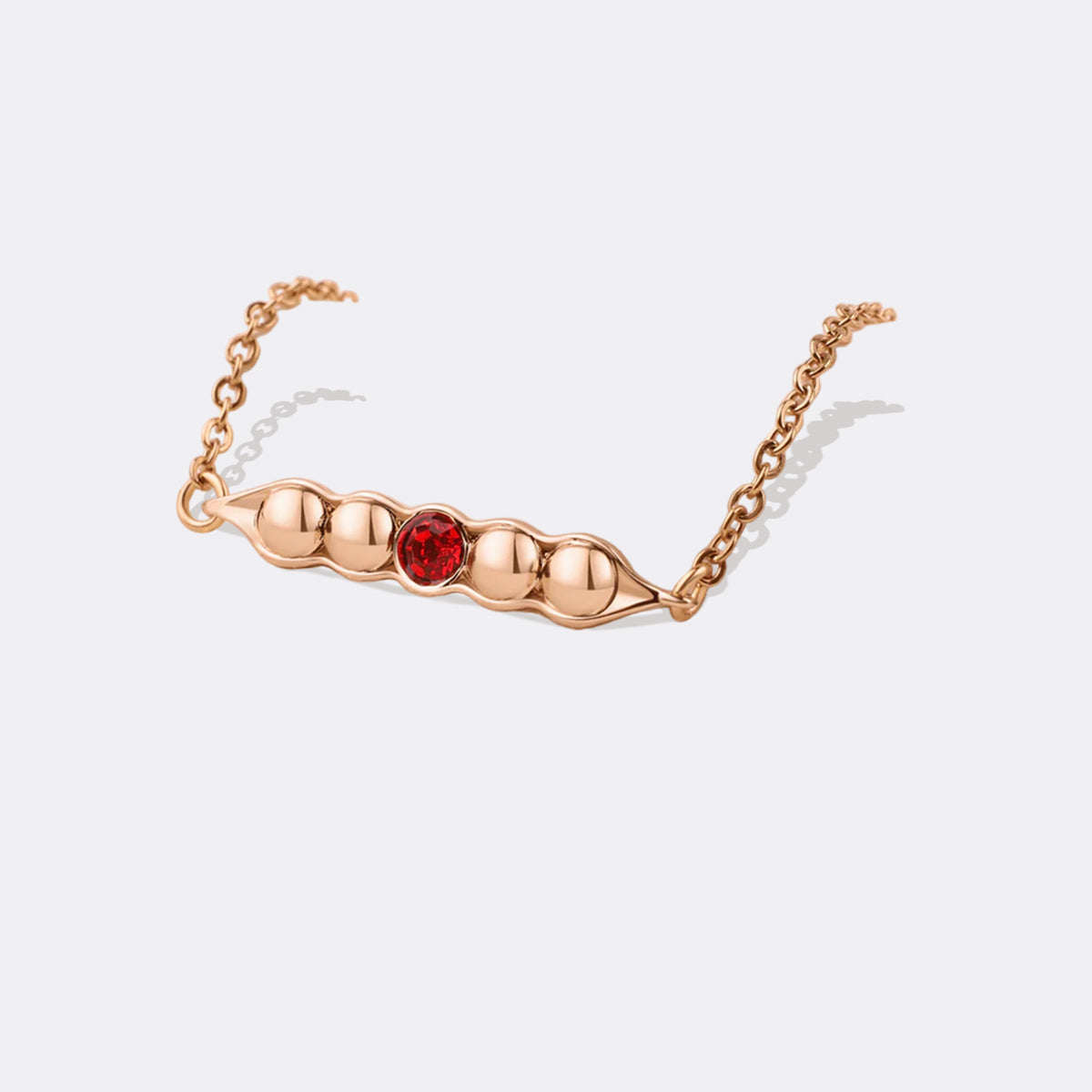 Erbsen in einer Schote Geburtssteinarmband