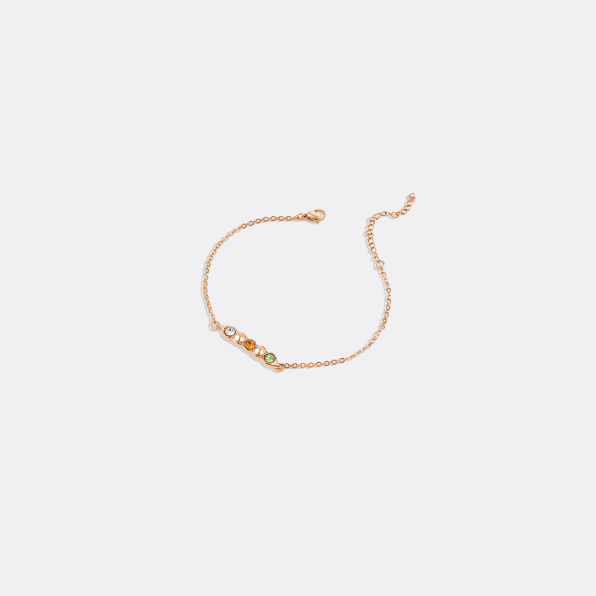 Erbsen in einer Schote Geburtssteinarmband