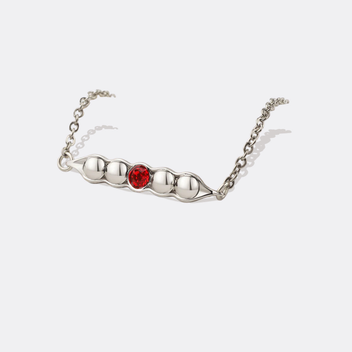 Erbsen in einer Schote Geburtssteinarmband