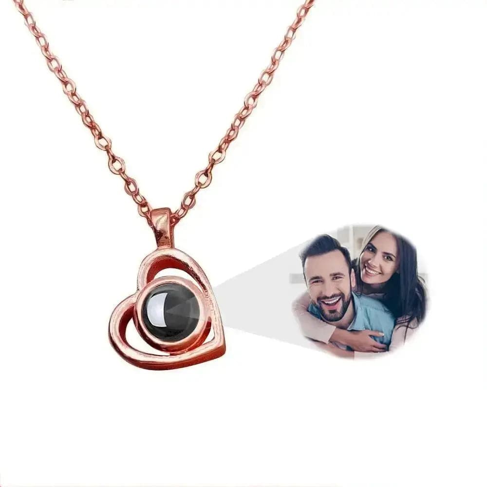 Regalo de condolencia único: collar, pulsera o llavero con foto proyectada.