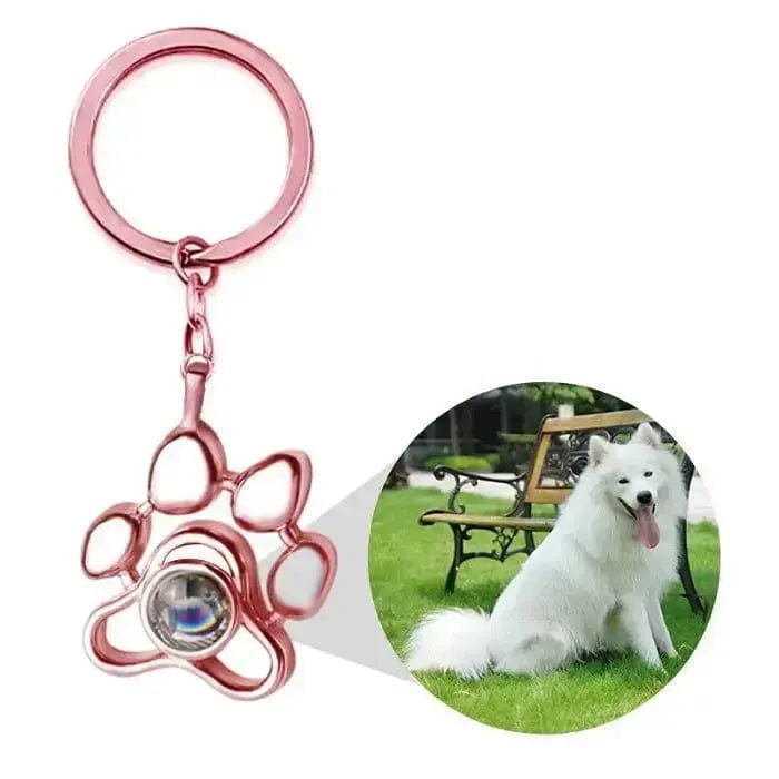 Regalo de condolencia único: collar, pulsera o llavero con foto proyectada.